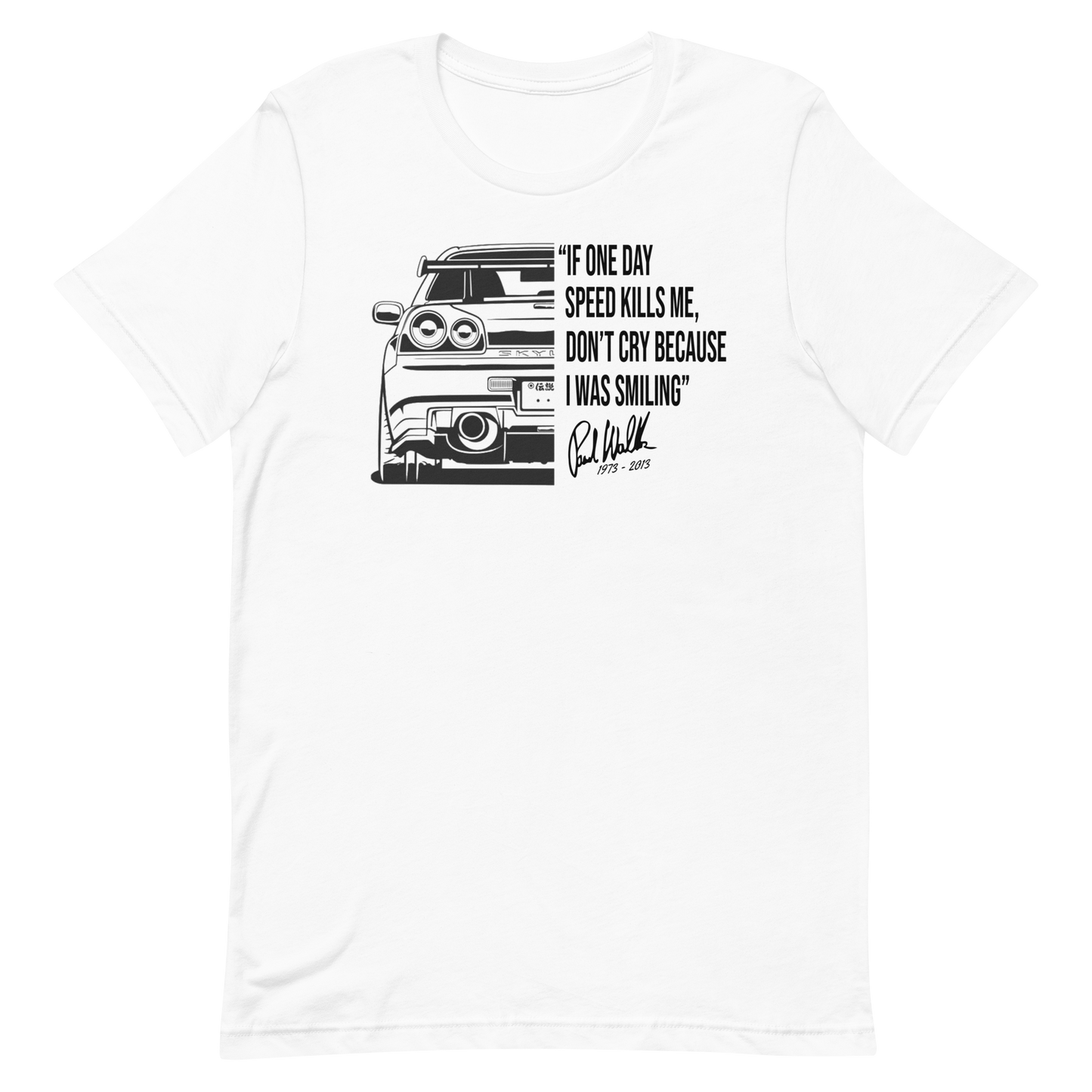 Paul Walker Tribute T-Shirt