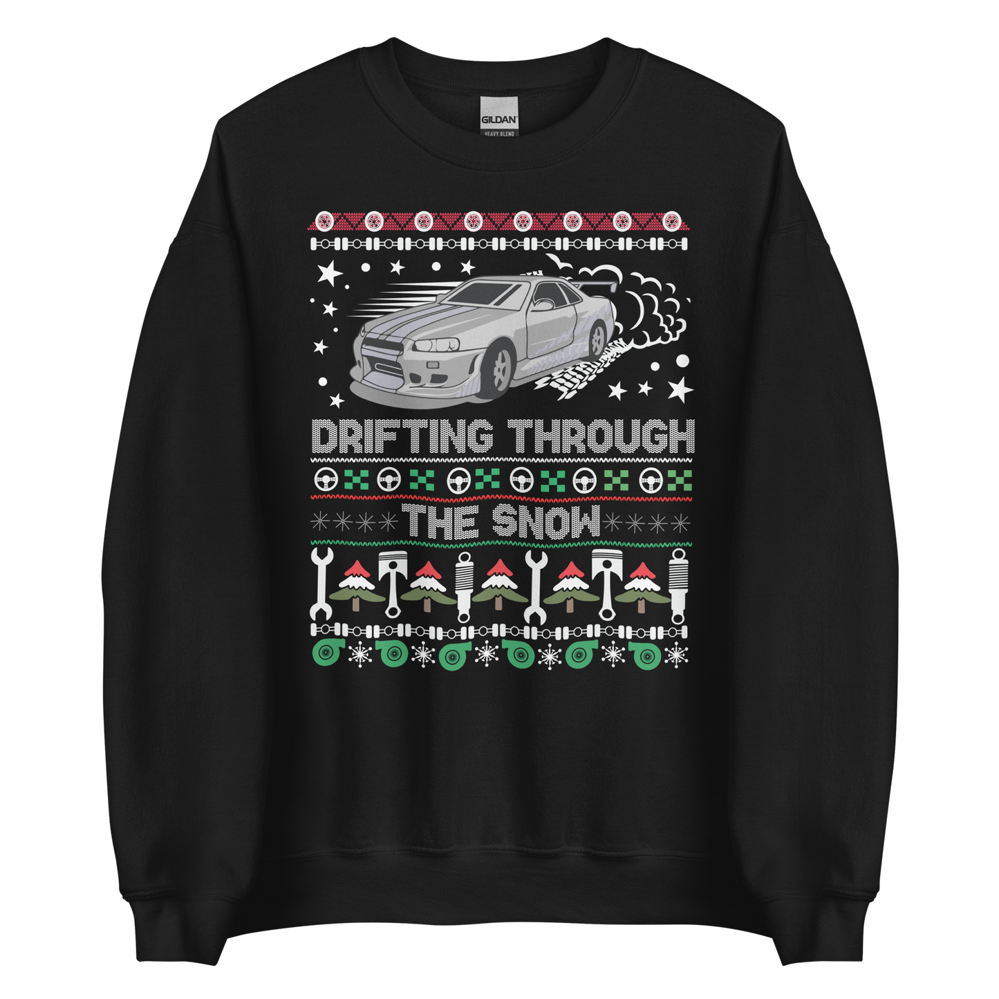 Drifting Through The Snow Sweatshirt