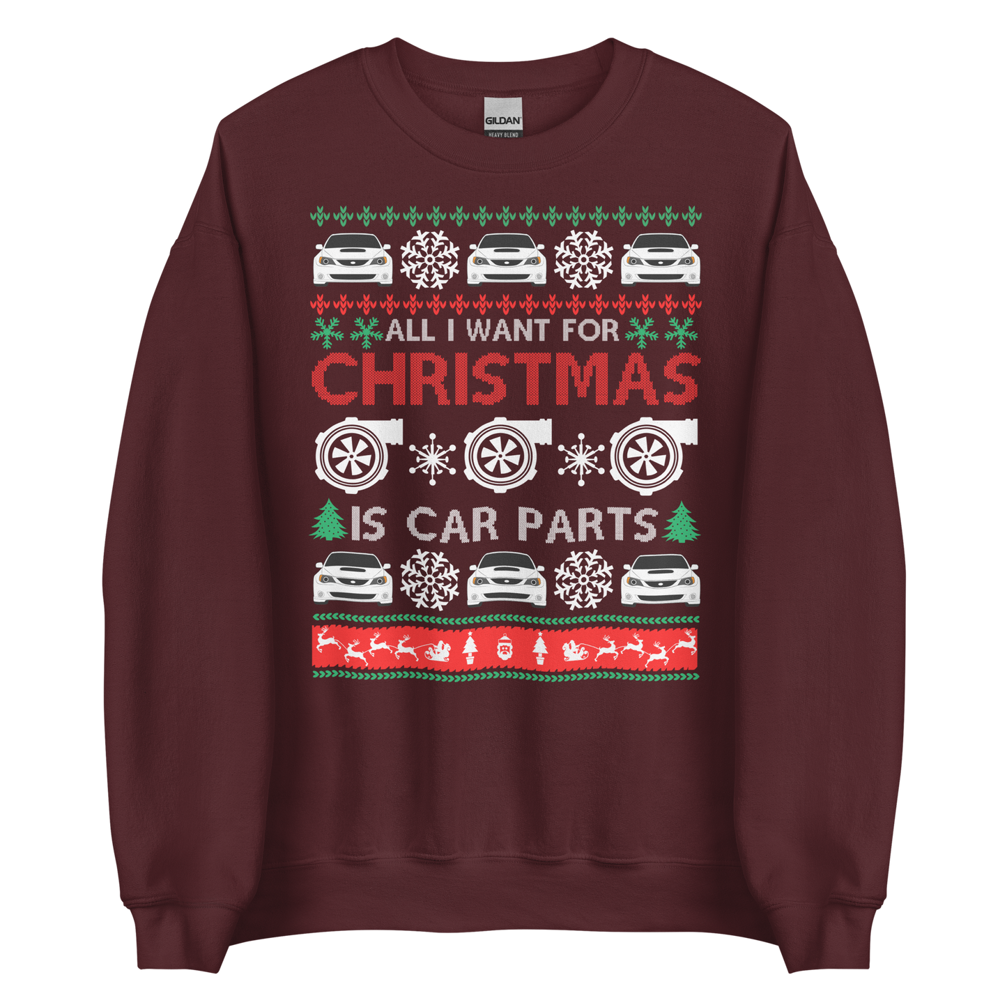 All I Want For XMAS Is Car Parts Sweatshirt