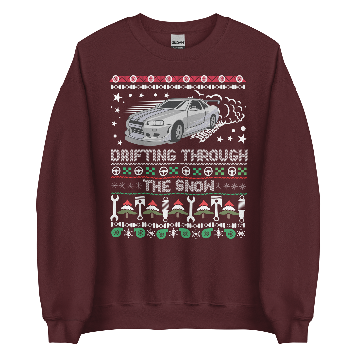 Drifting Through The Snow Sweatshirt